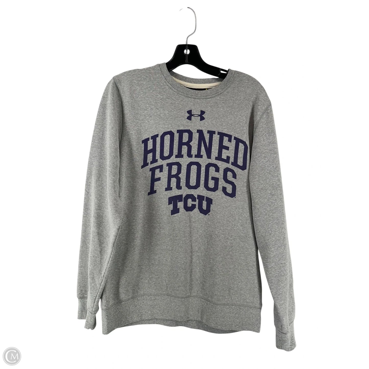 Sweatshirt Collar By Under Armour In Grey, Size: M