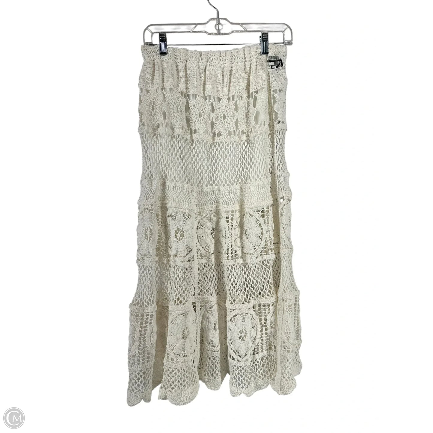 Skirt Maxi By Pol In White, Size: Osfm