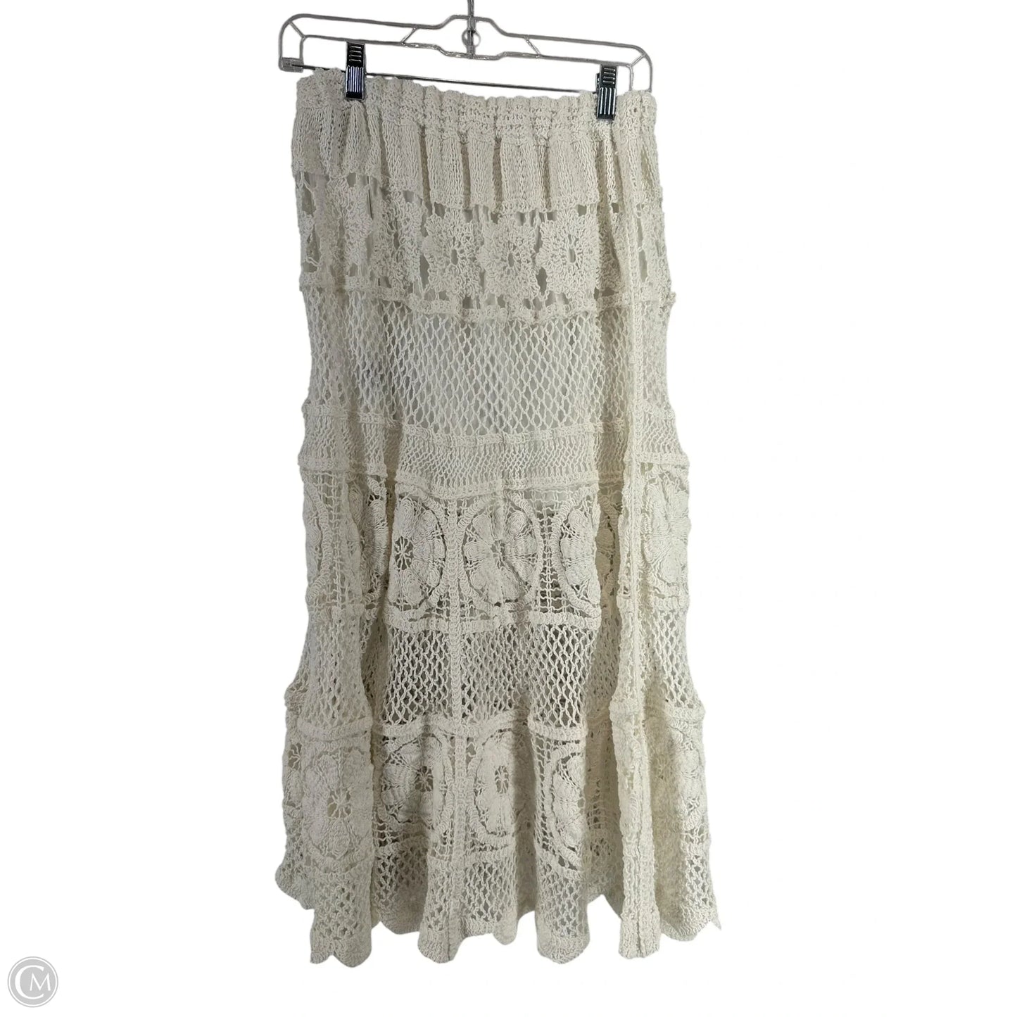 Skirt Maxi By Pol In White, Size: Osfm