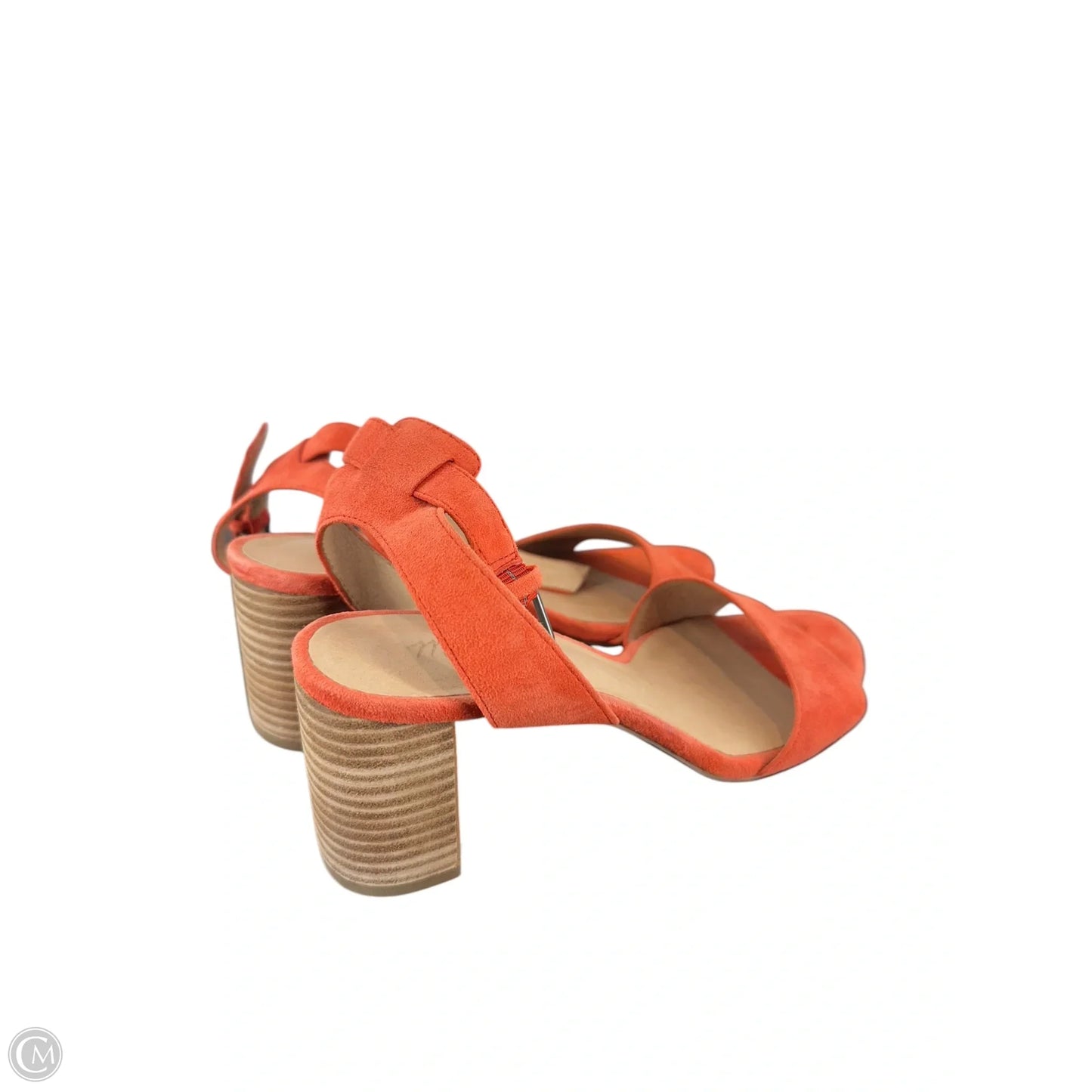 Shoes Heels Block By Madewell In Orange, Size: 7