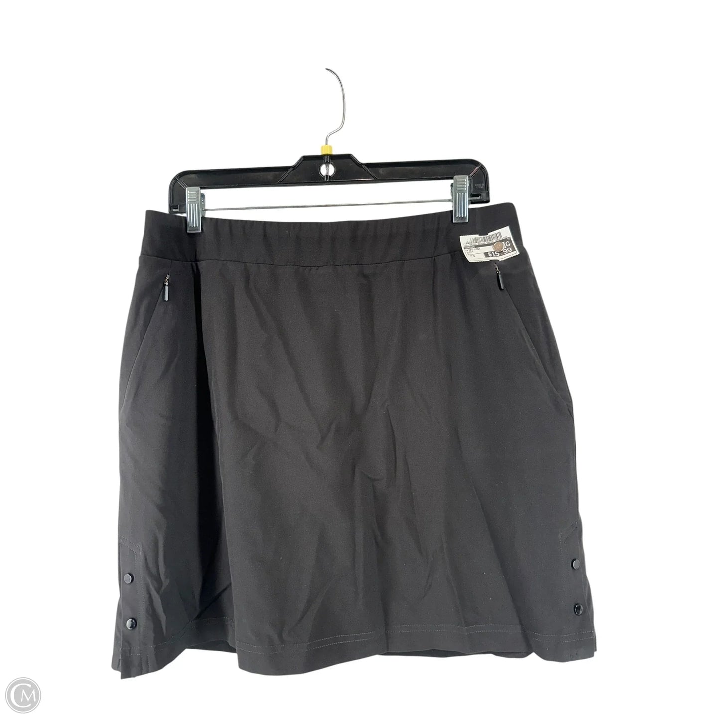 Skirt Midi By Chicos In Black, Size: 8