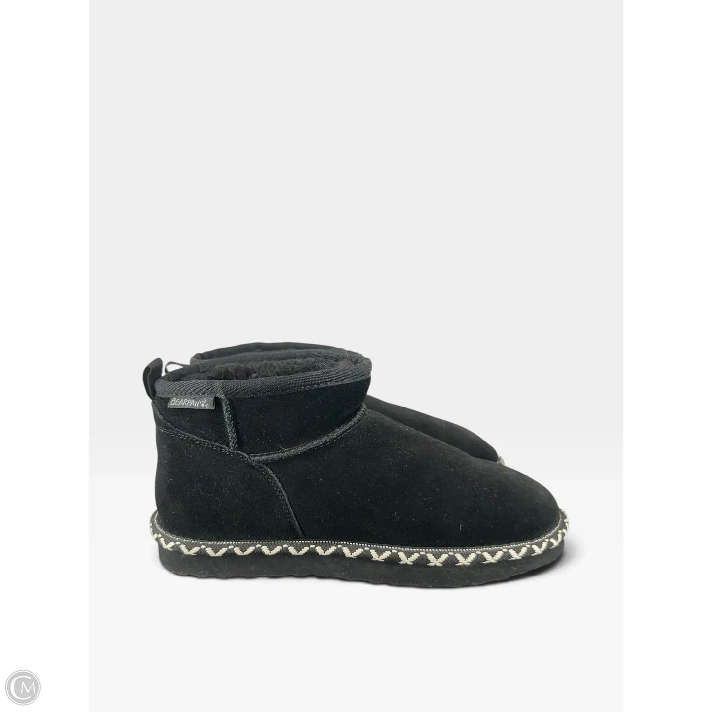 Boots Ankle Flats By Bearpaw In Black, Size: 10
