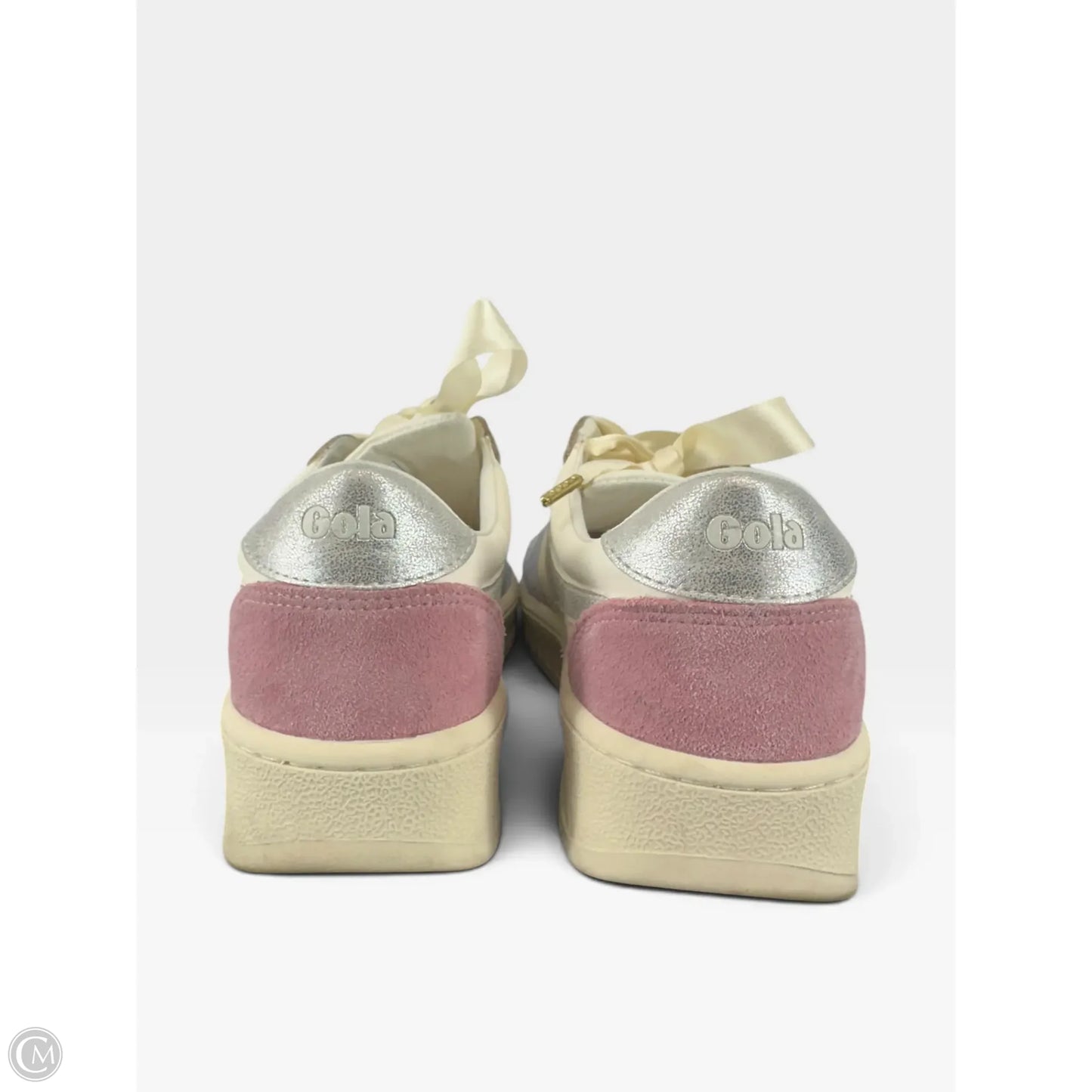 Shoes Sneakers By Gola In Pink & Silver, Size: 9