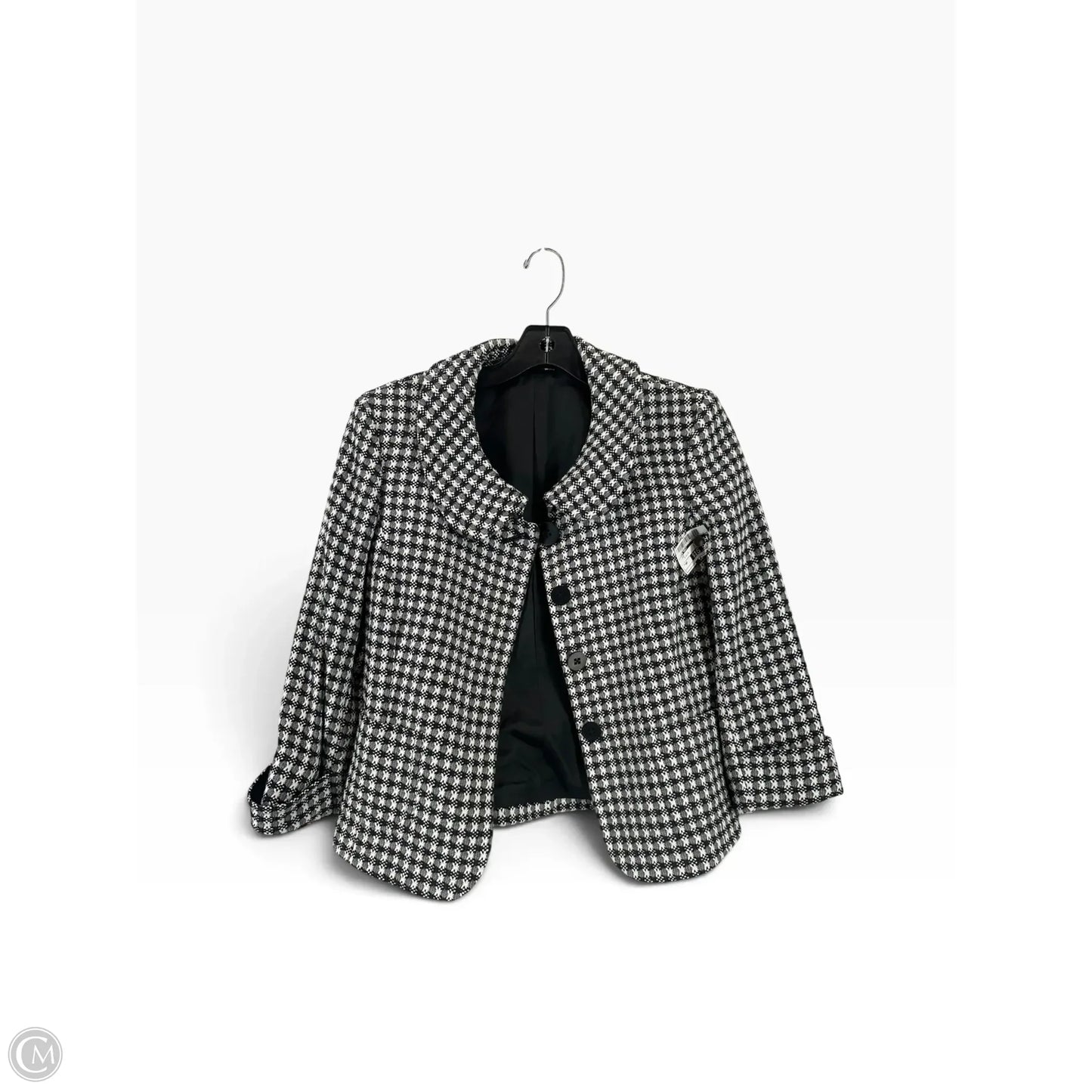 Blazer By Ellen Tracy In Black & White, Size: 6p