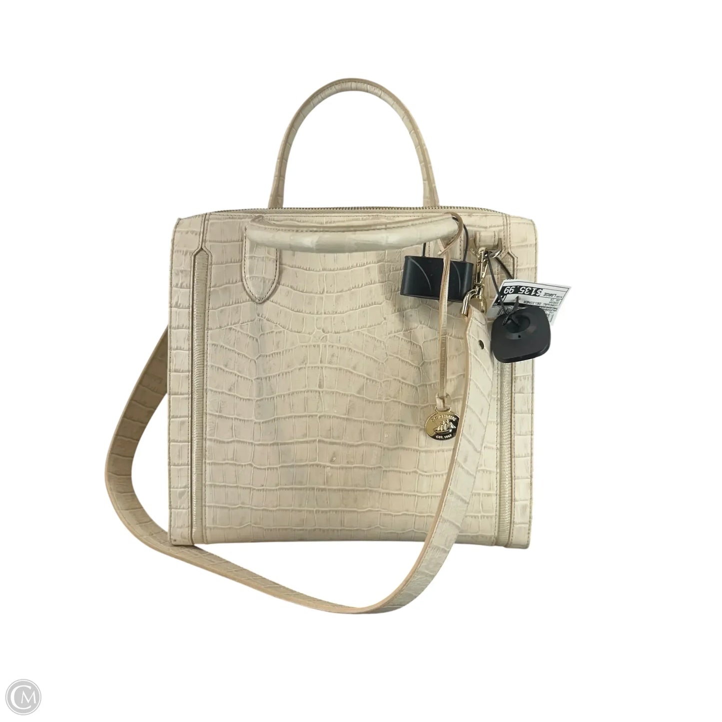 Handbag Designer By Brahmin, Size: Large
