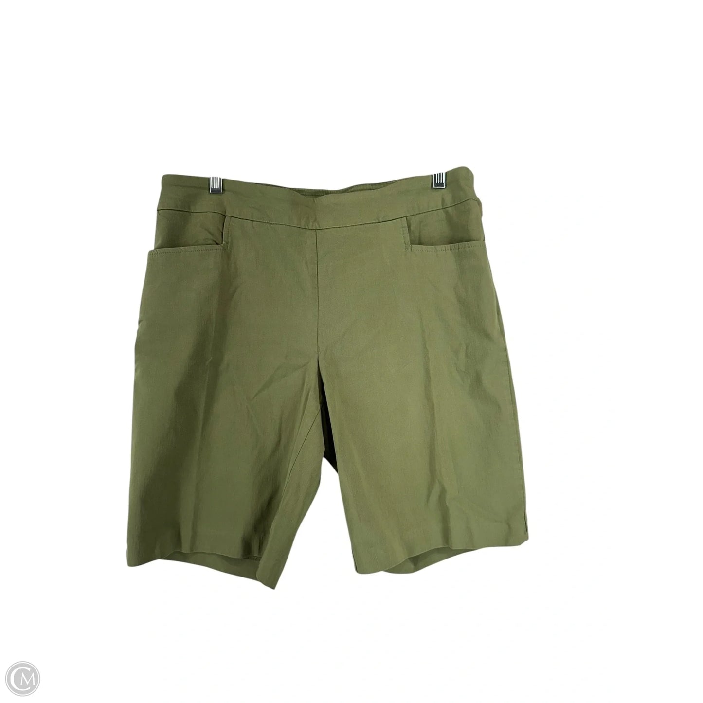 Shorts By Terra & Sky In Green, Size: 14