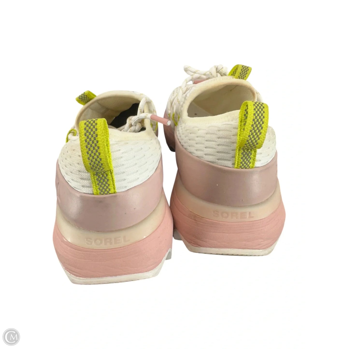 Shoes Sneakers By Sorel In Pink & White, Size: 9