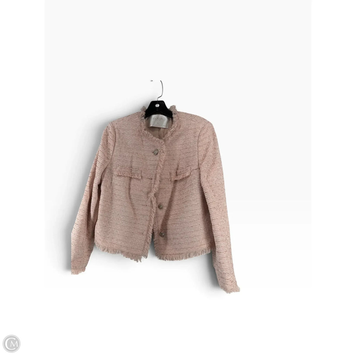 Blazer By Clothes Mentor In Pink, Size: M