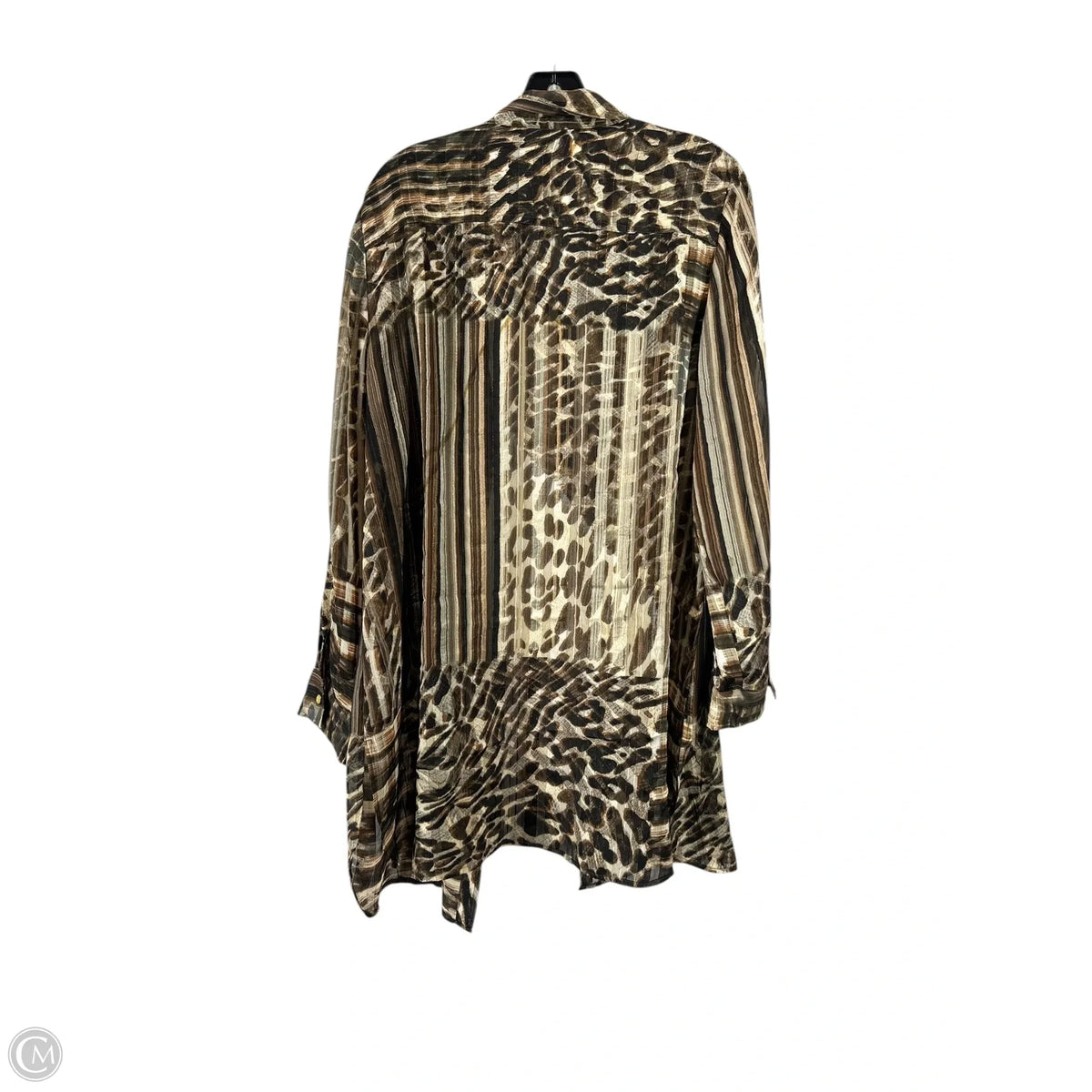 Cardigan By Chicos In Brown, Size: 2