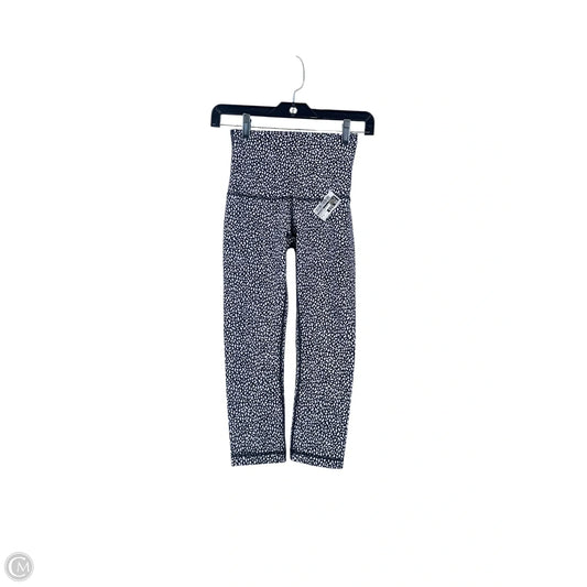 Athletic Leggings By Lululemon In Black & White, Size: 4
