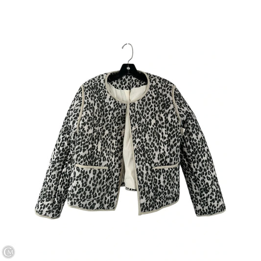 Jacket Puffer & Quilted By Divided In Leopard Print, Size: M