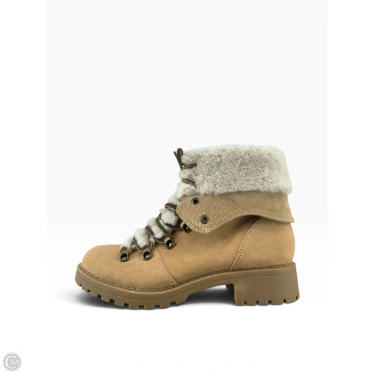 Boots Snow By Clothes Mentor In Brown, Size: 8.5