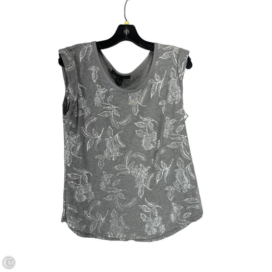 Top Sleeveless By White House Black Market In Silver, Size: L