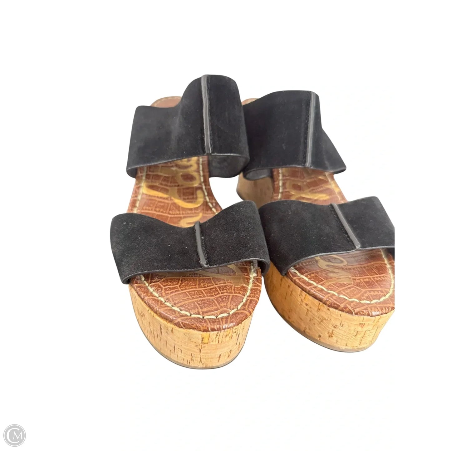 Sandals Heels Block By Sam Edelman In Black, Size: 9