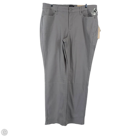 Jeans Wide Leg By Not Your Daughters Jeans In Grey, Size: 16
