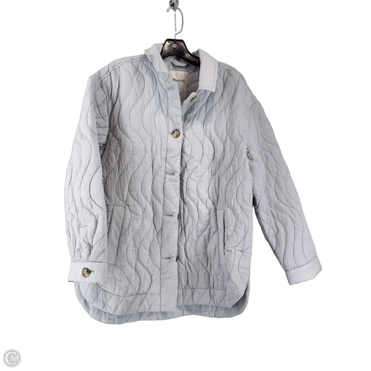 Jacket Puffer & Quilted By Madewell In Blue, Size: M