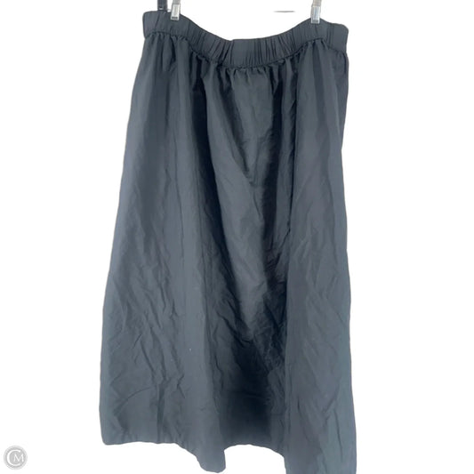 Skirt Maxi By Ava & Viv In Black, Size: 2x