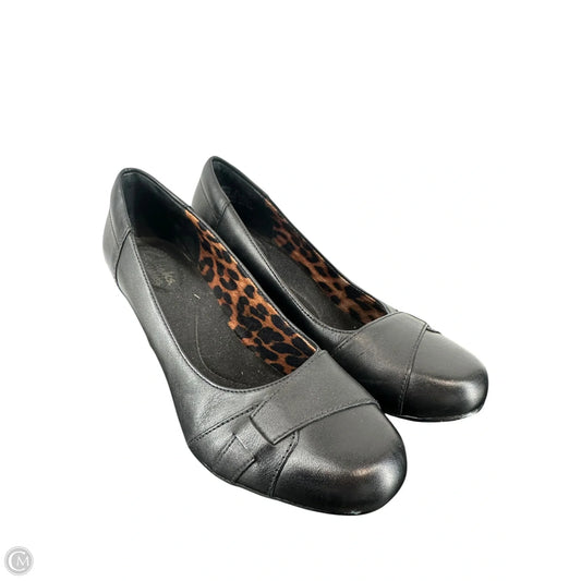 Shoes Heels Block By Clarks In Black, Size: 6