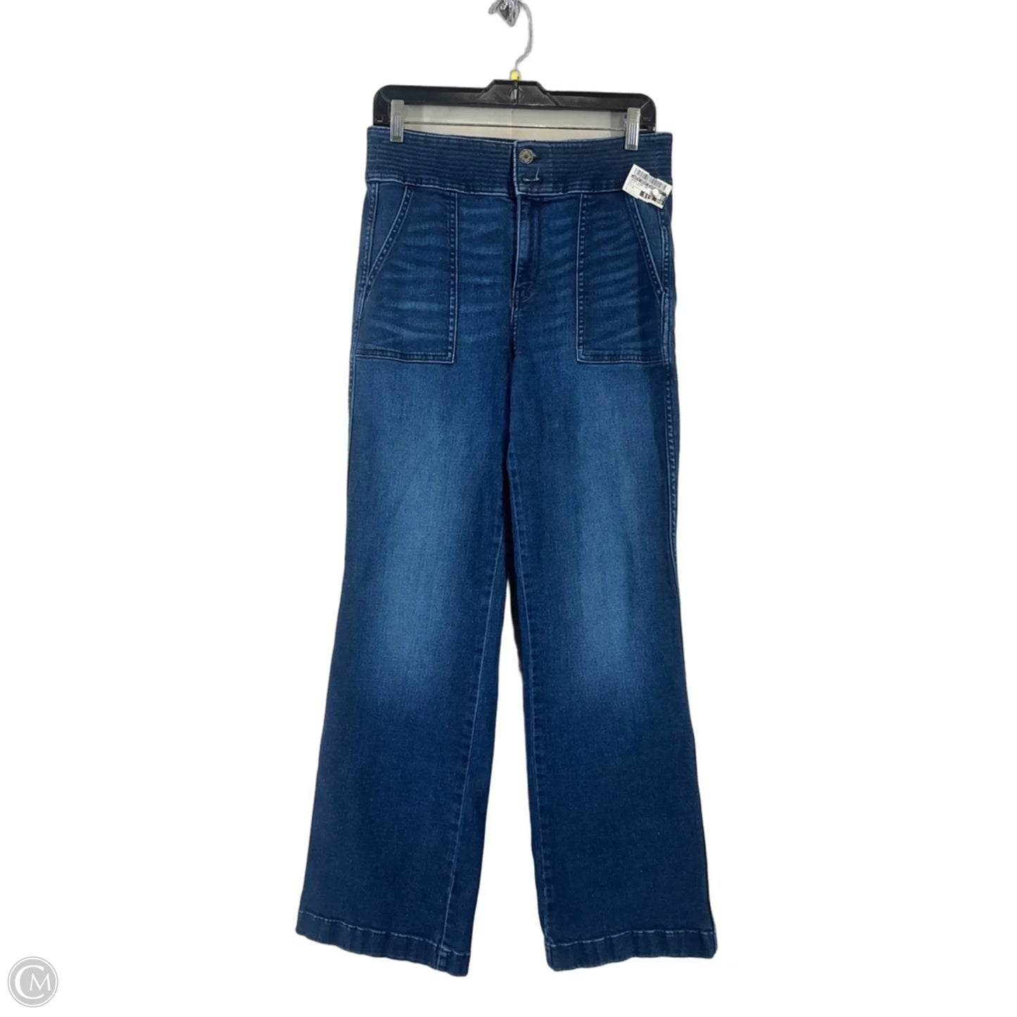 Jeans Wide Leg By White House Black Market In Blue Denim, Size: 6