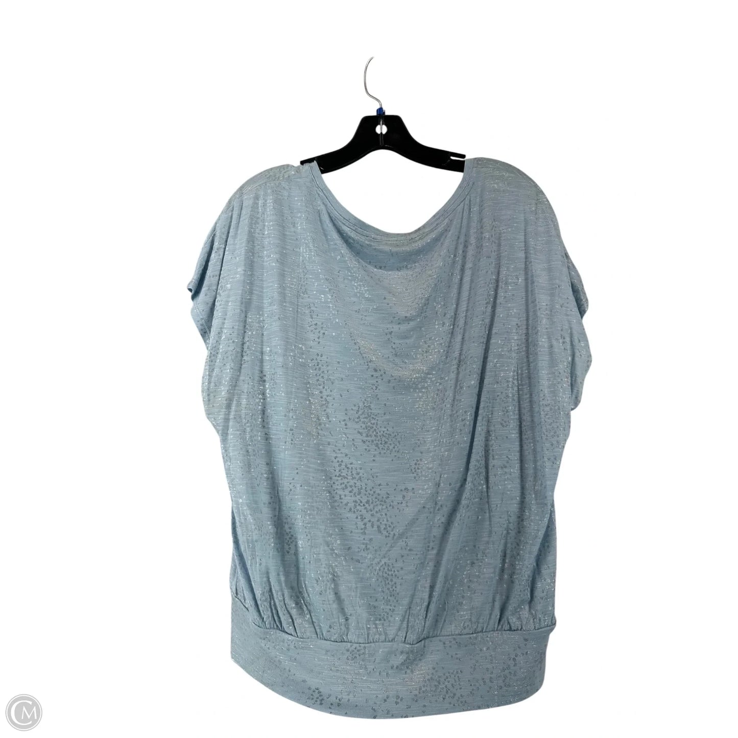 Top Short Sleeve By White House Black Market In Blue & Brown, Size: M