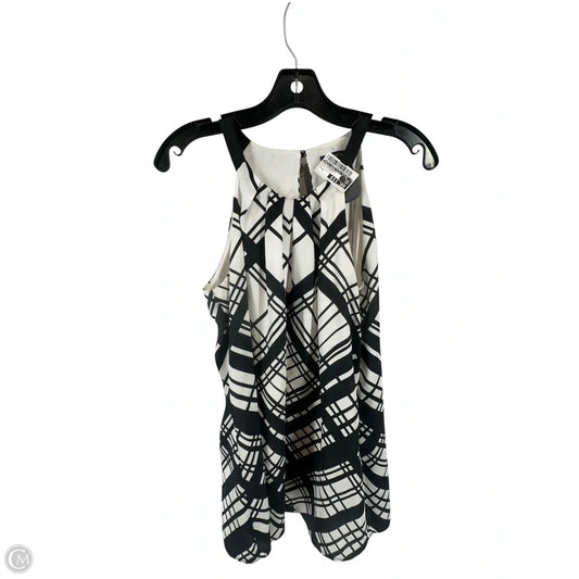 Top Sleeveless By White House Black Market In Black & White, Size: S