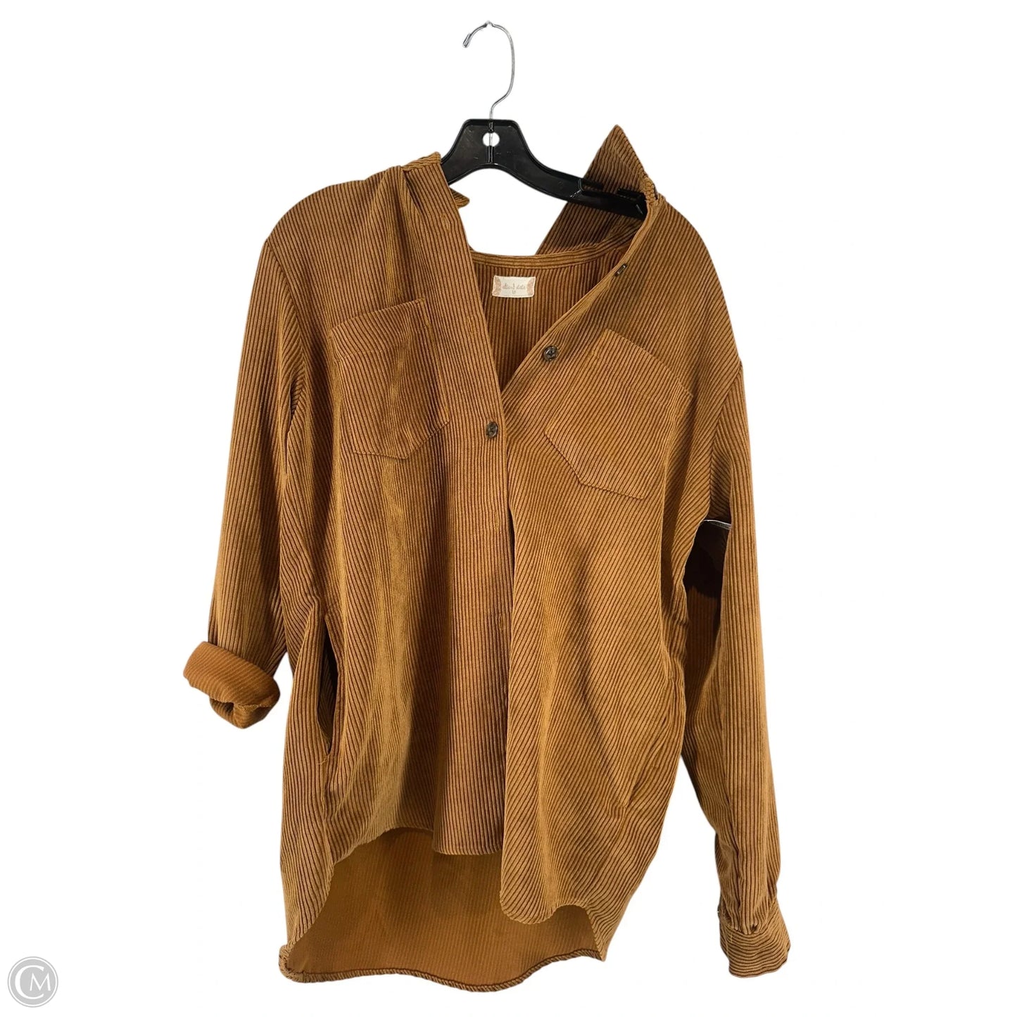 Top Long Sleeve By Altard State In Brown, Size: M