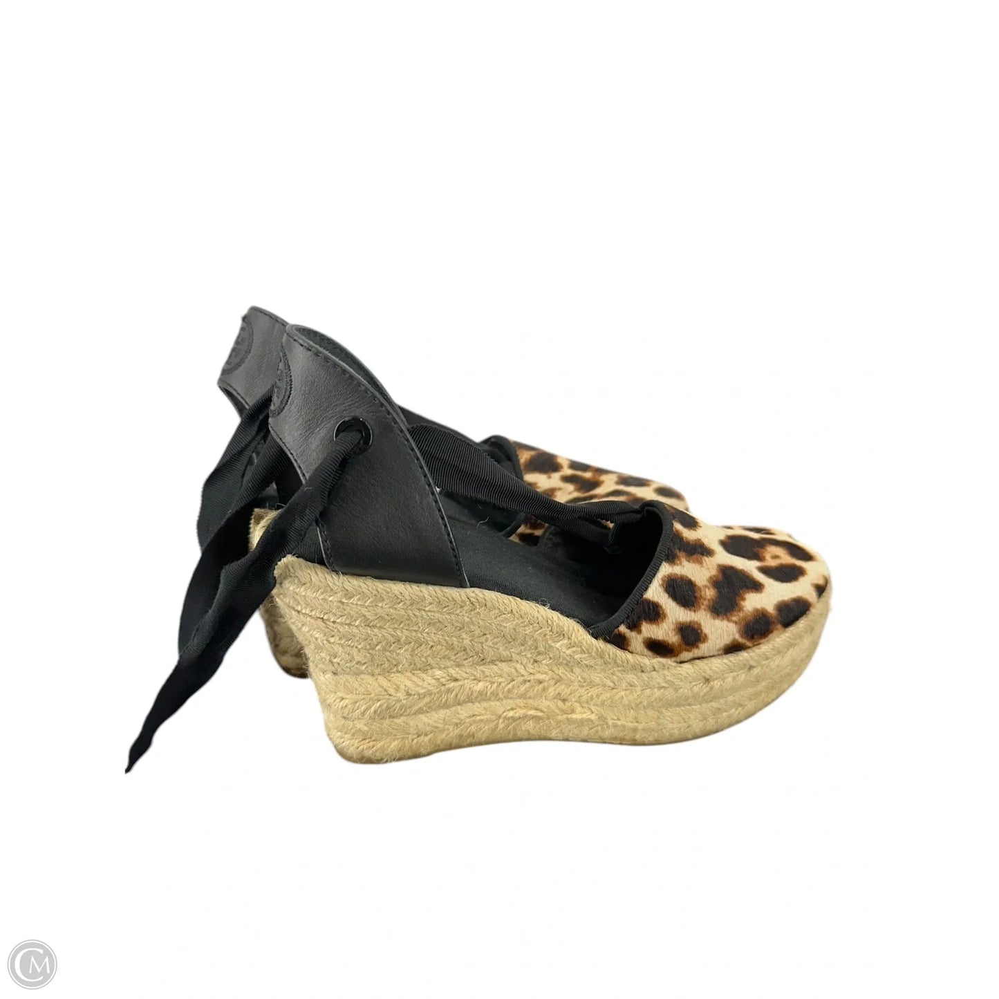 Sandals Designer By Tory Burch In Animal Print, Size: 5