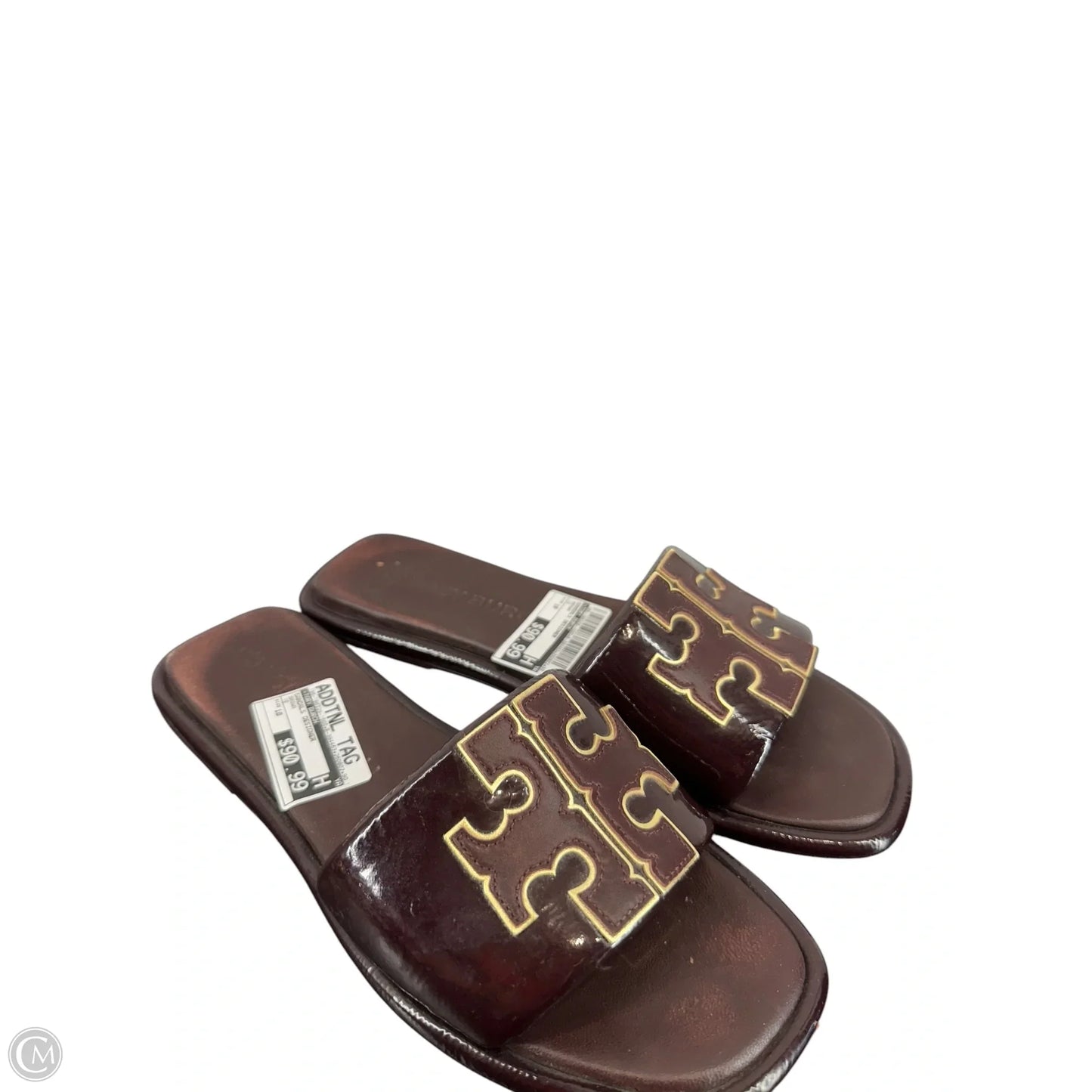 Sandals Designer By Tory Burch In Brown, Size: 10