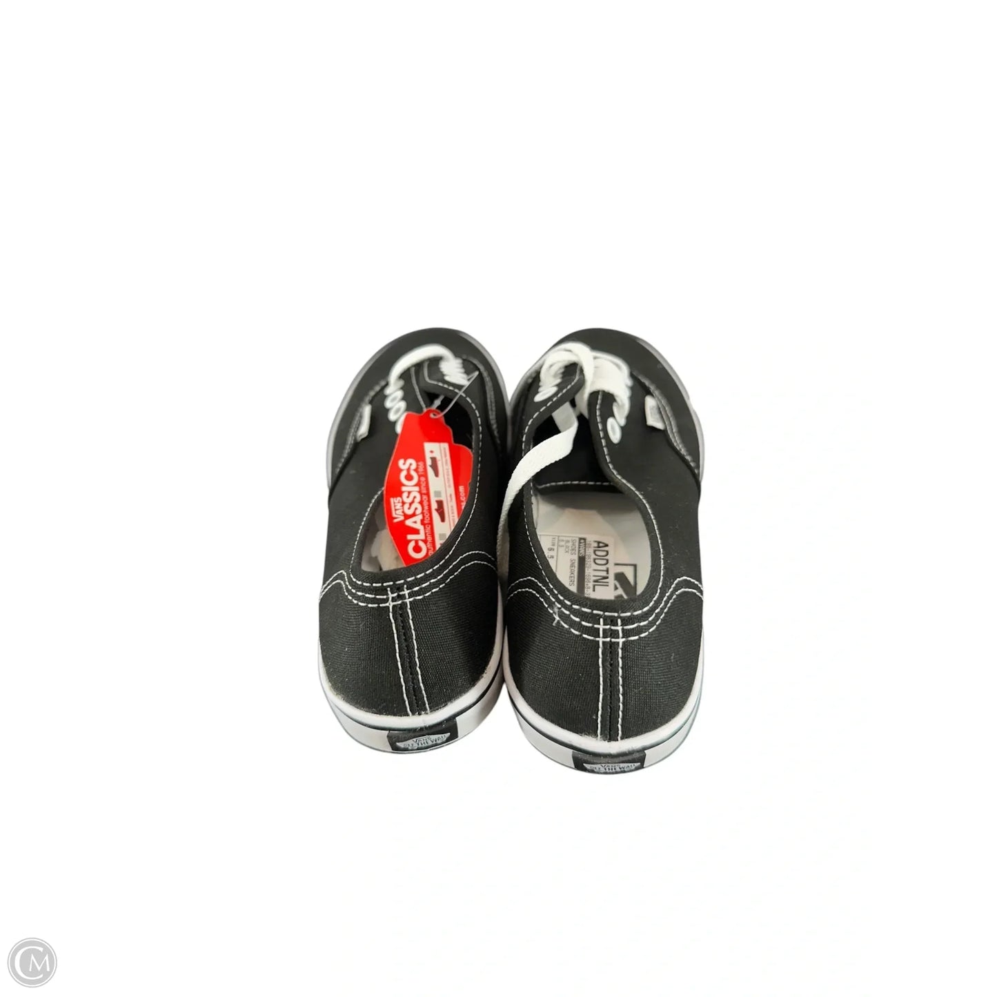 Shoes Sneakers By Vans In Black, Size: 6.5