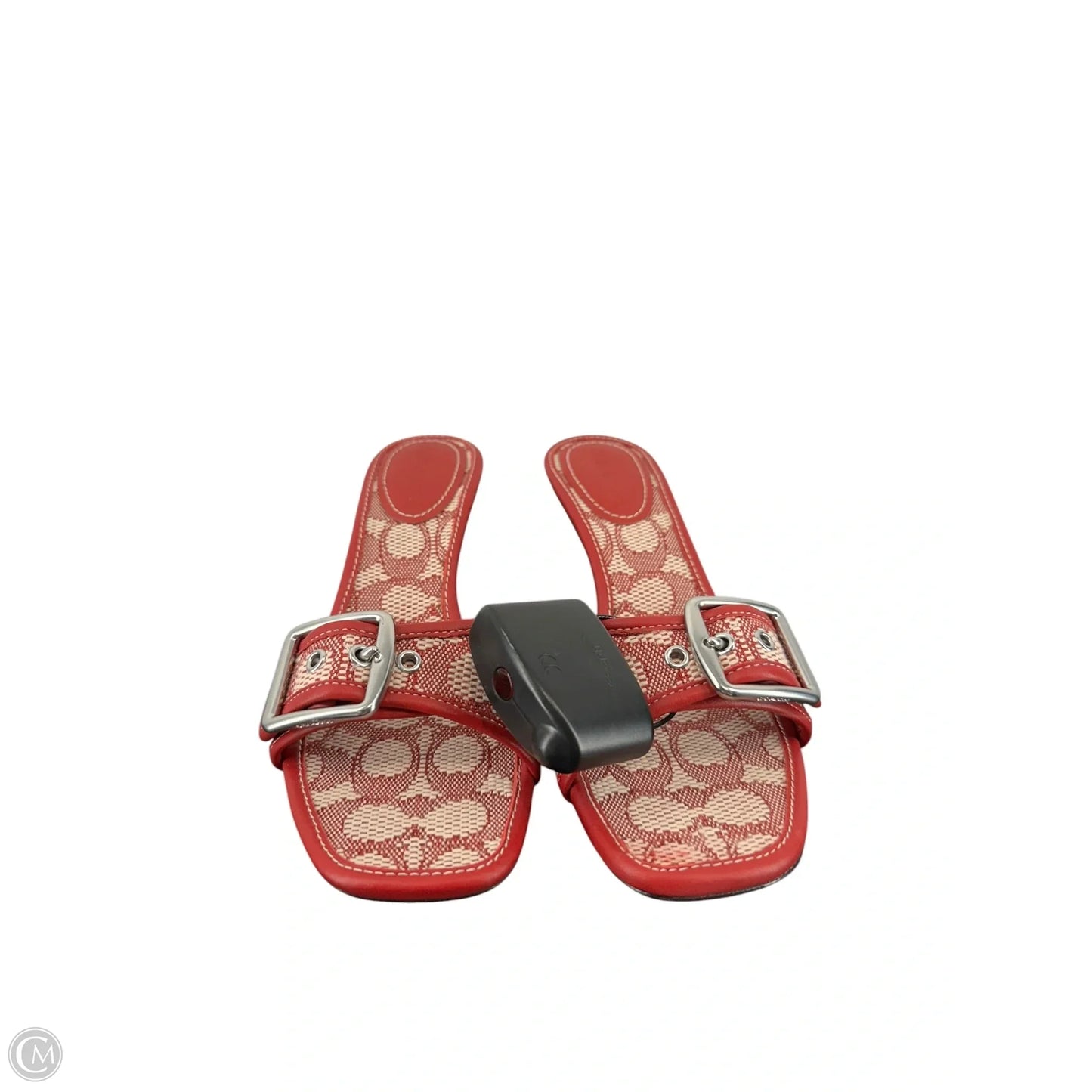 Sandals Designer By Coach In Red, Size: 6