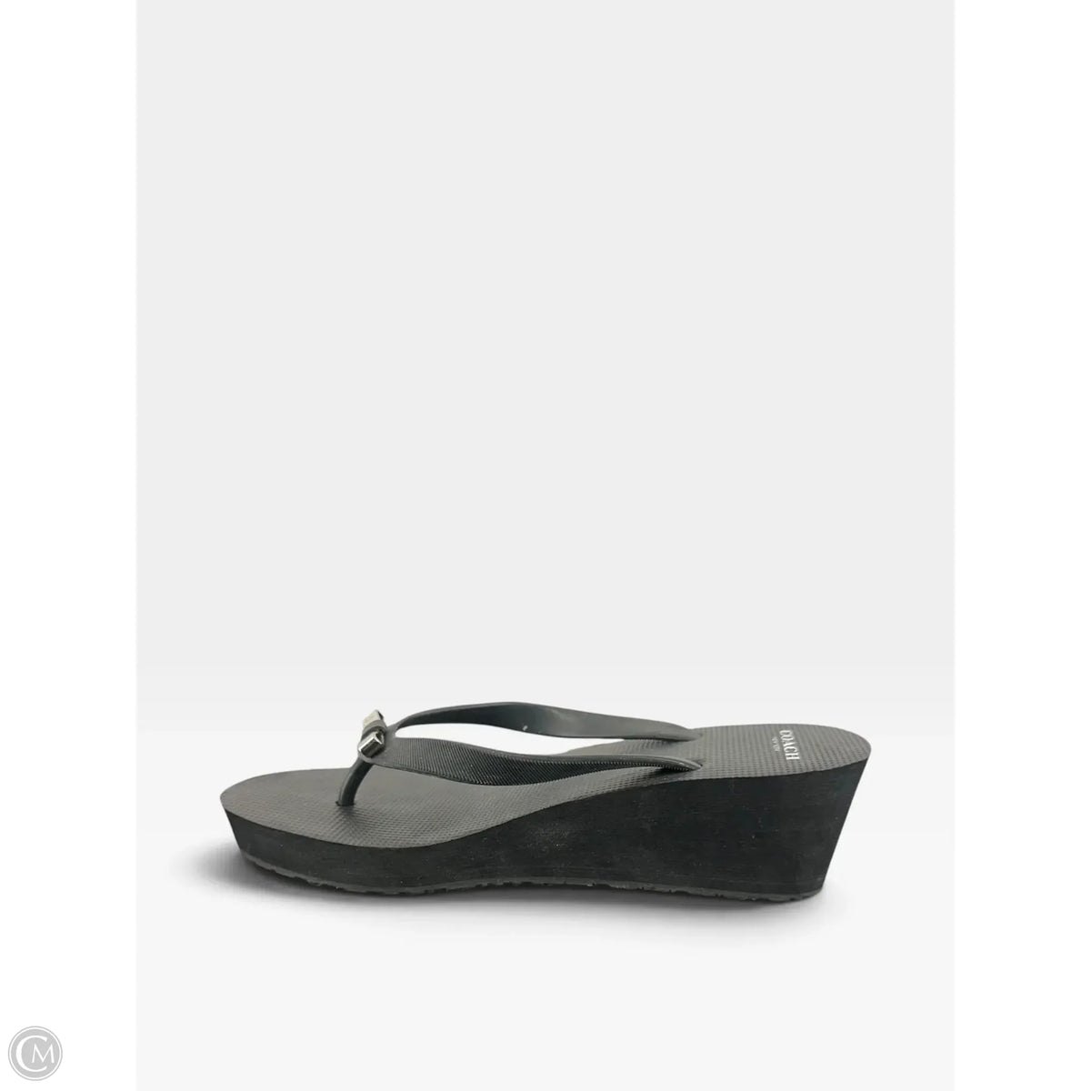 Sandals Designer By Coach In Black, Size: 7