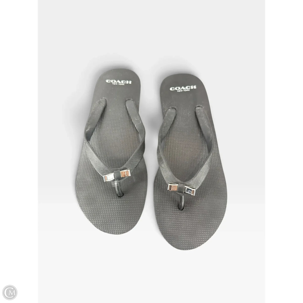 Sandals Designer By Coach In Black, Size: 7