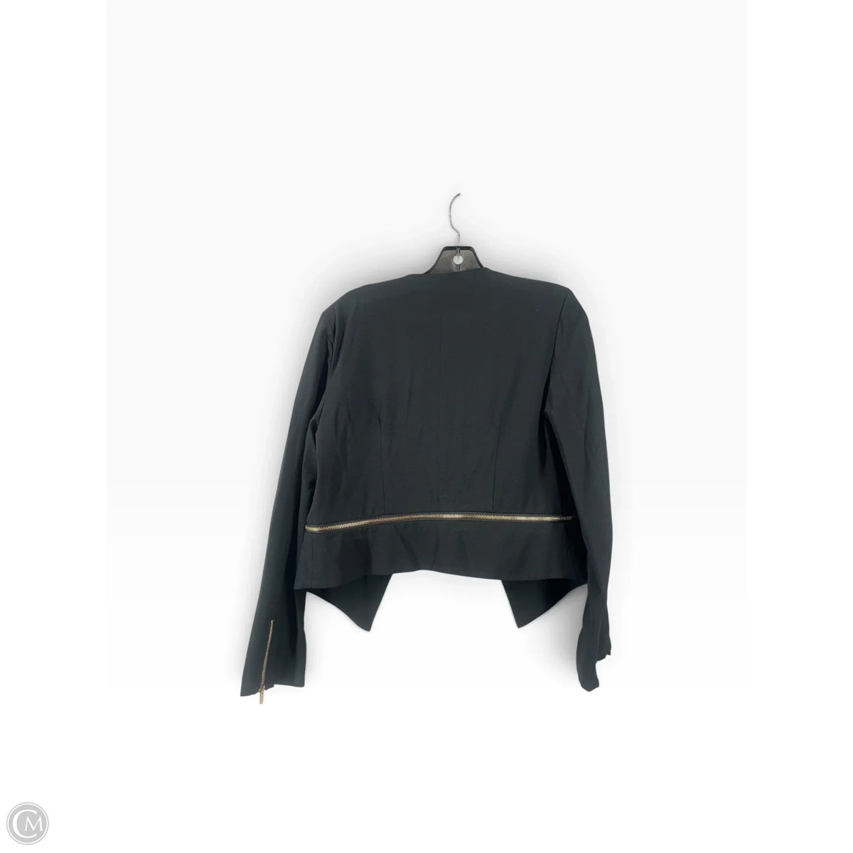 Blazer By Clothes Mentor In Black, Size: L