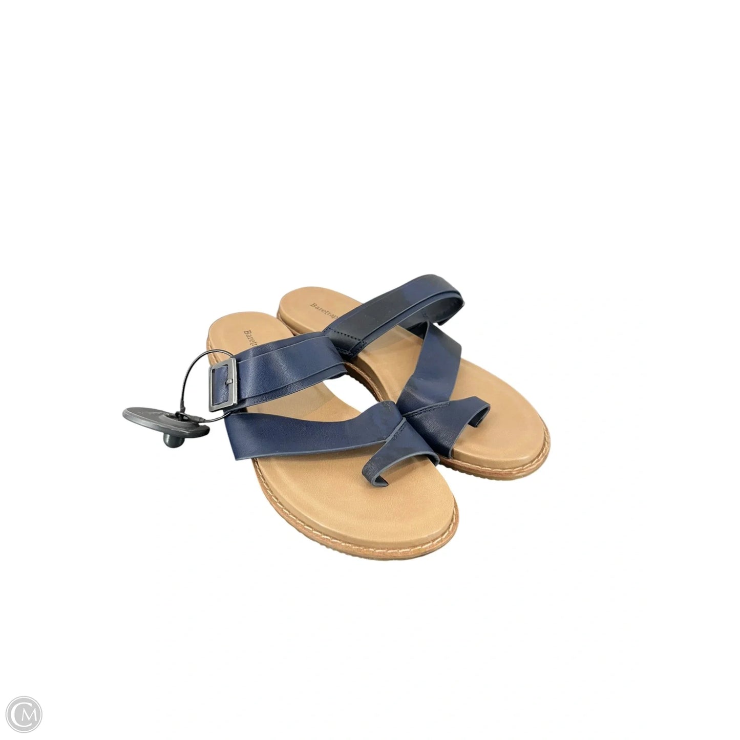 Sandals Flats By Bare Traps In Navy, Size: 6.5