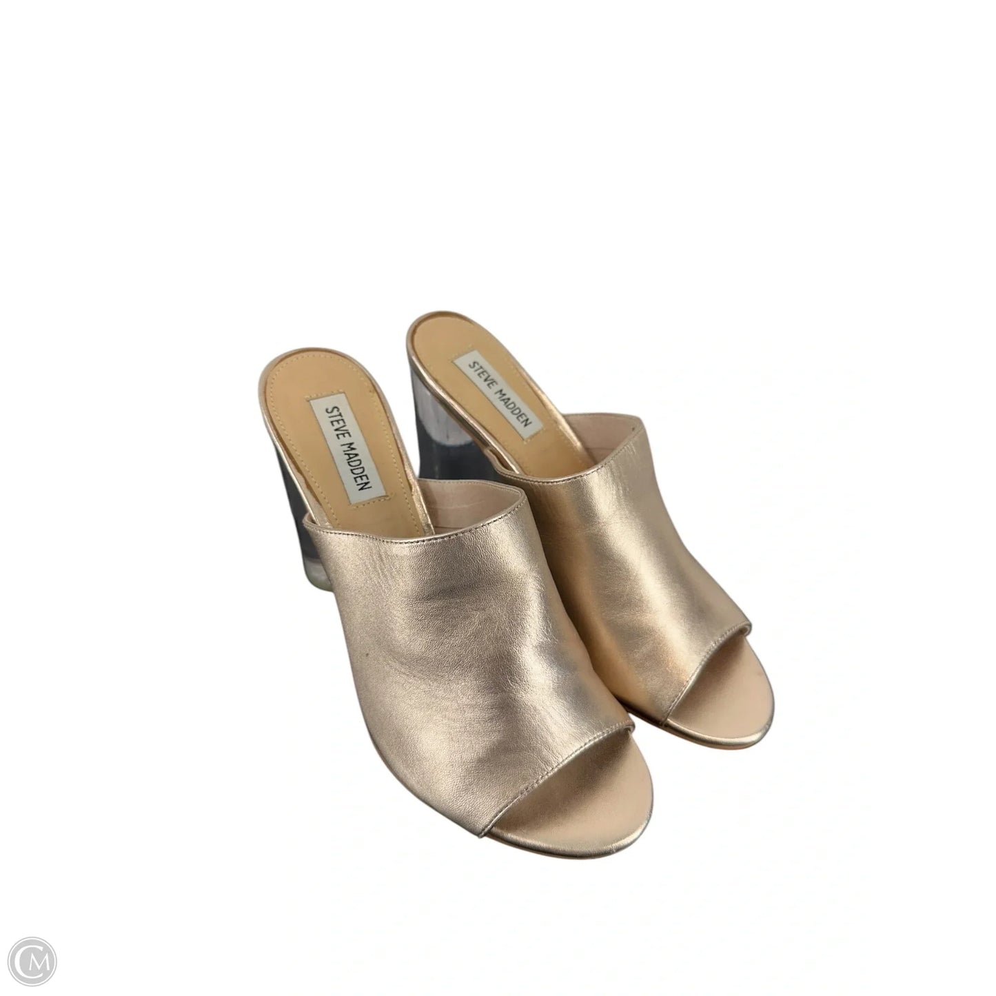 Sandals Heels Block By Steve Madden In Pink, Size: 8.5