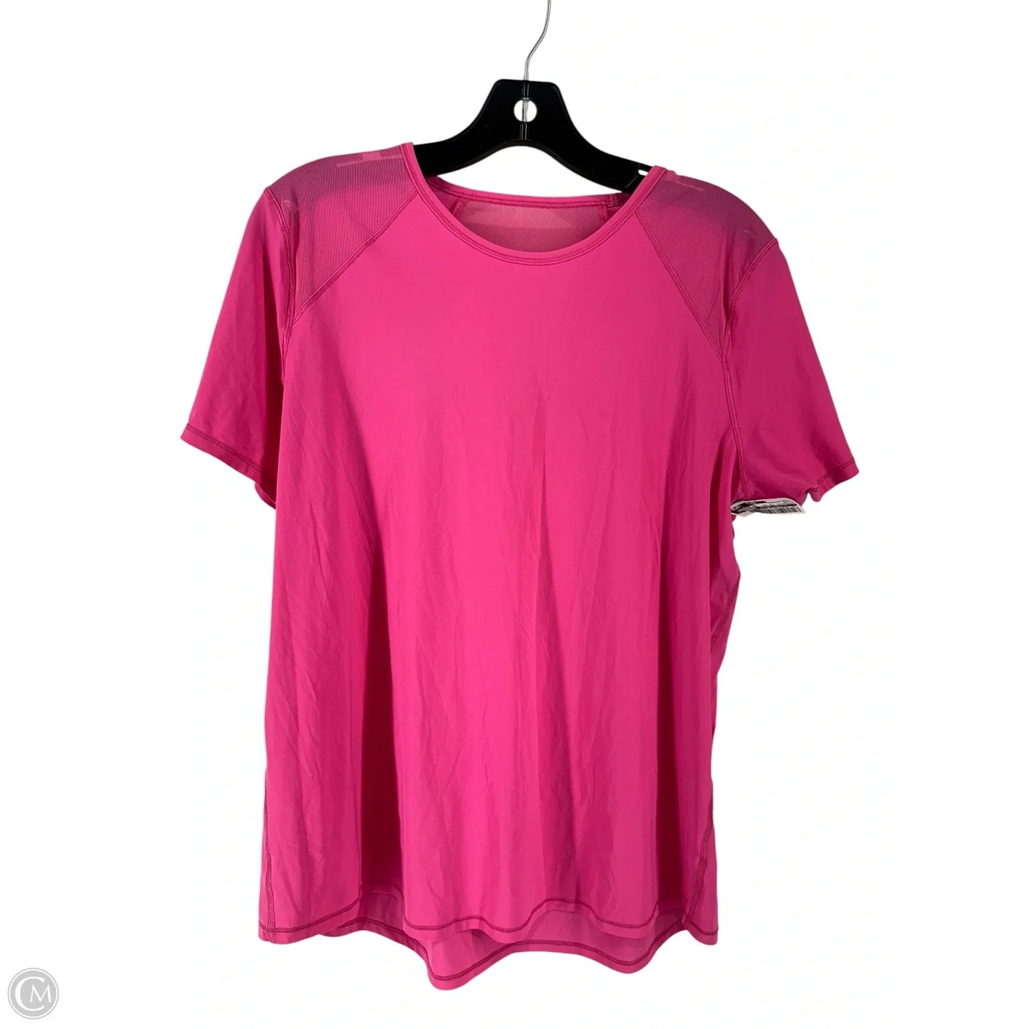 Athletic Top Short Sleeve By Clothes Mentor In Pink, Size: L