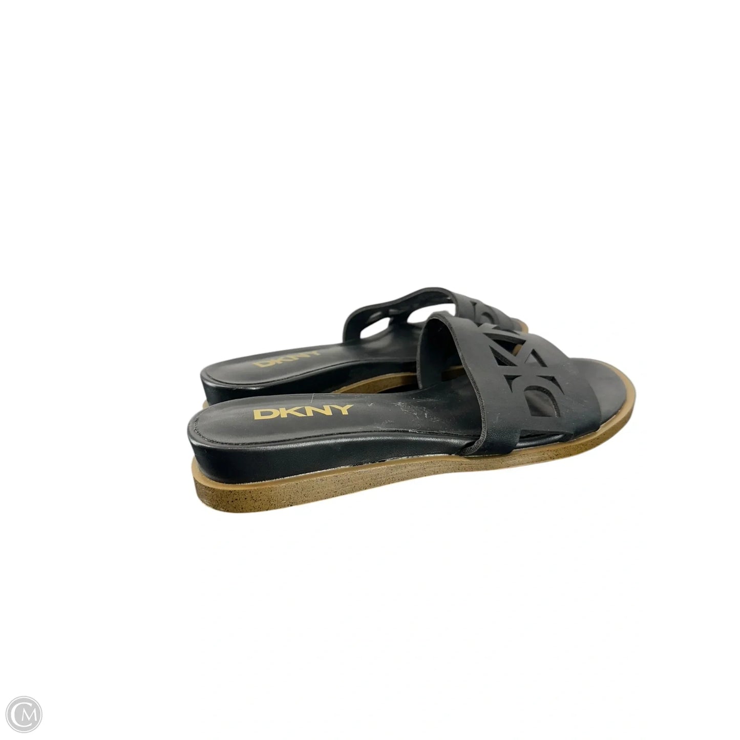 Sandals Flats By Dkny In Black, Size: 5.5