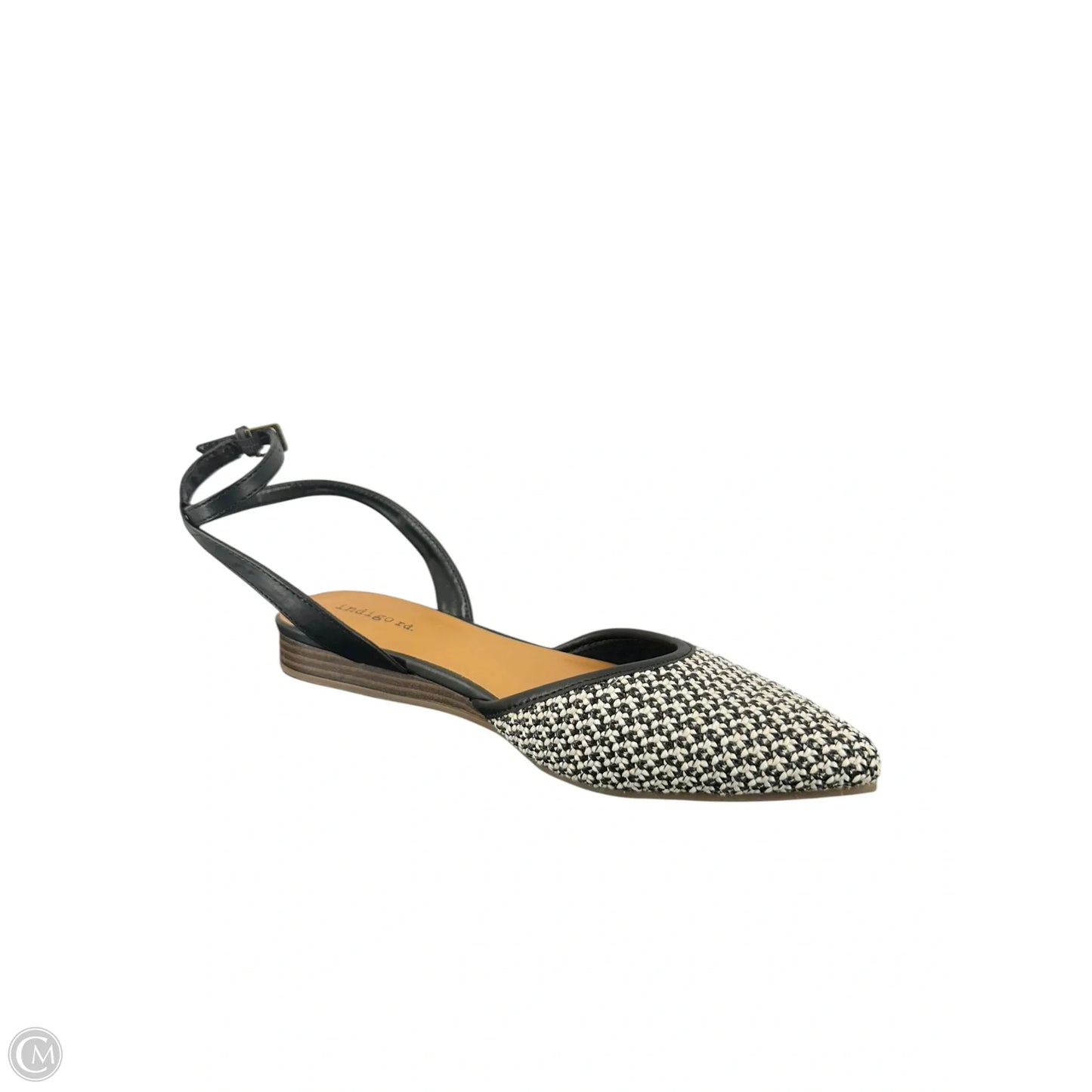 Shoes Flats By Indigo Rd In Black & White, Size: 8