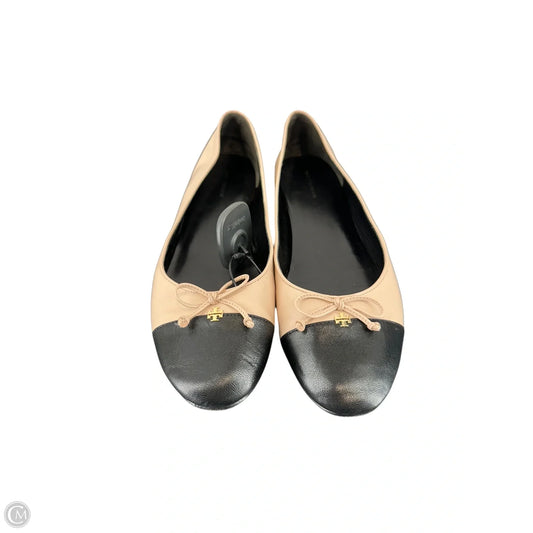 Shoes Designer By Tory Burch In Black & Cream, Size: 10