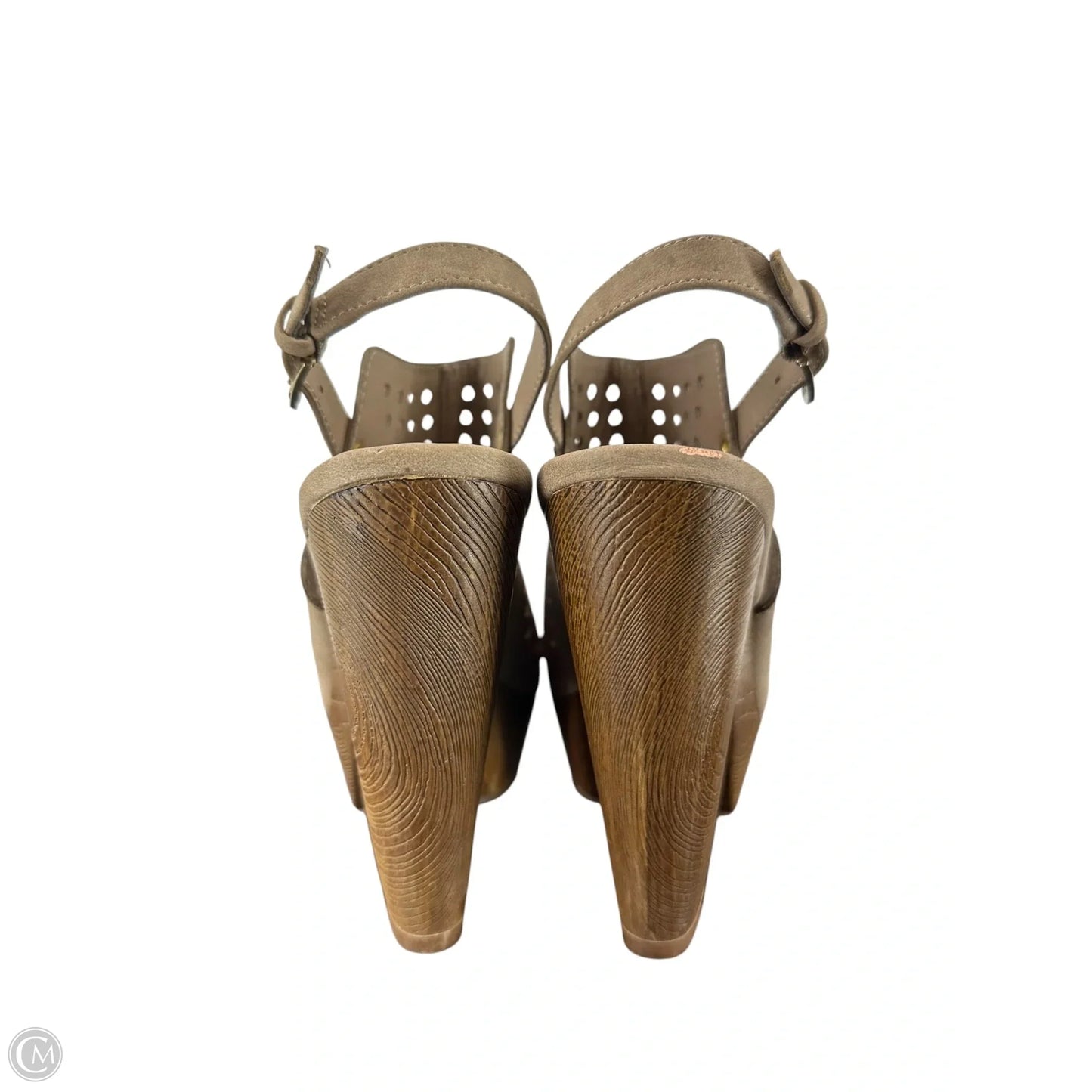 Shoes Heels Wedge By G By Guess In Tan, Size: 8