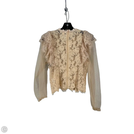 Top Long Sleeve By Peach In Peach, Size: M