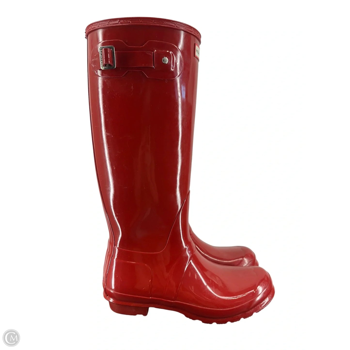 Boots Rain By Hunter In Red, Size: 10