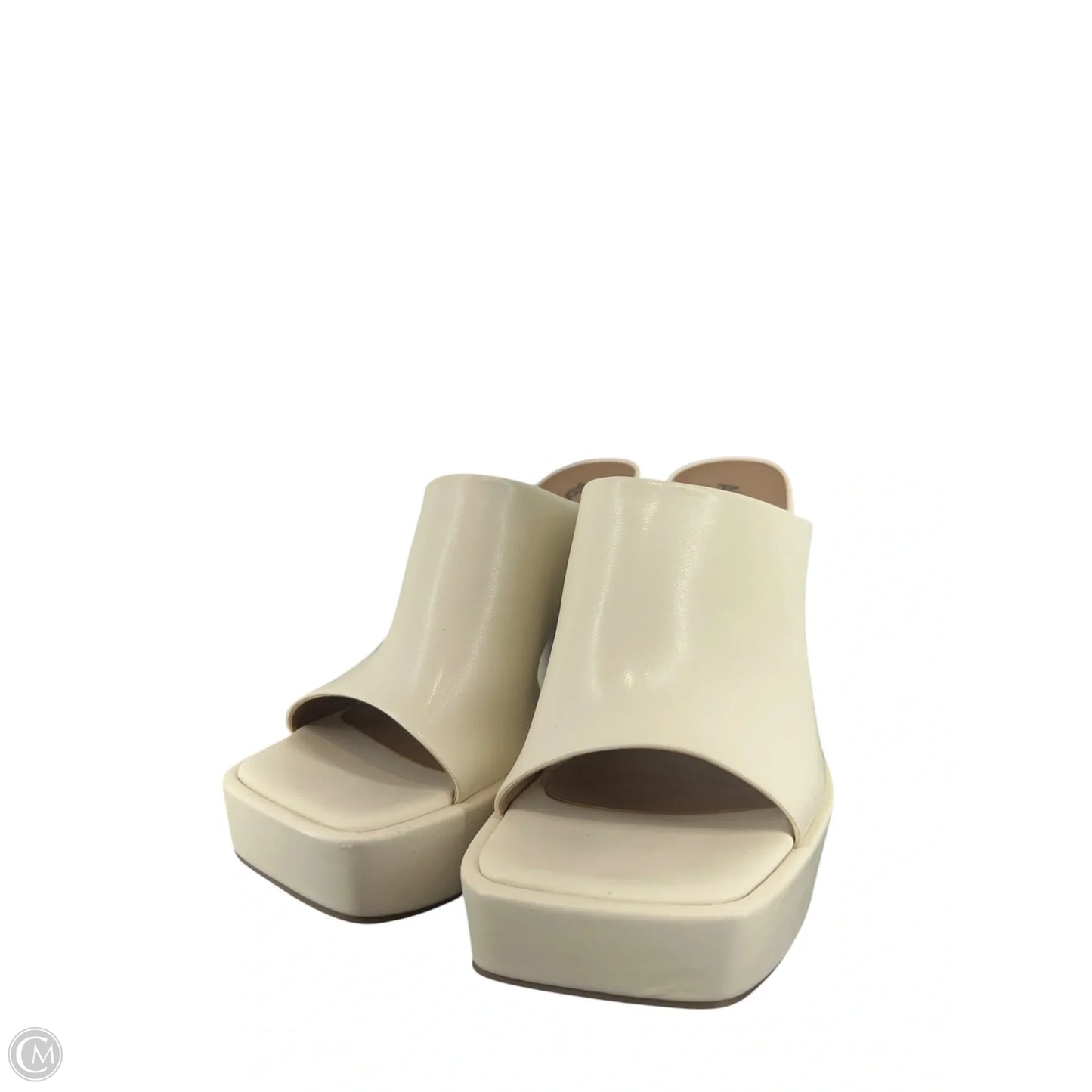Shoes Heels Platform By Abound In Beige, Size: 8.5