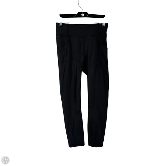 Athletic Leggings By Lululemon In Black, Size: S