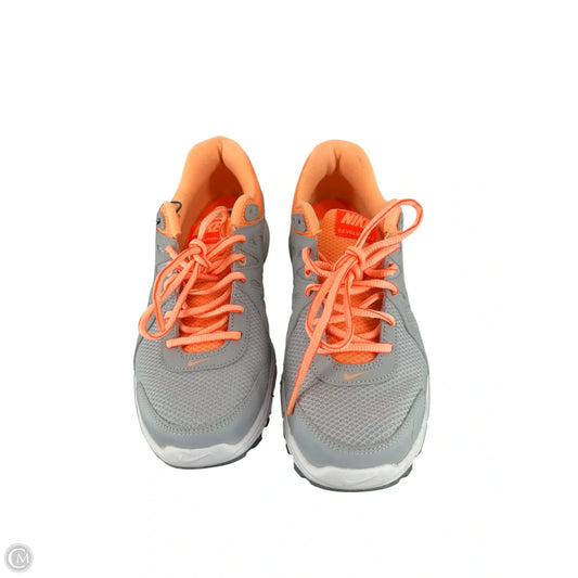 Shoes Athletic By Nike In Green & Pink, Size: 9