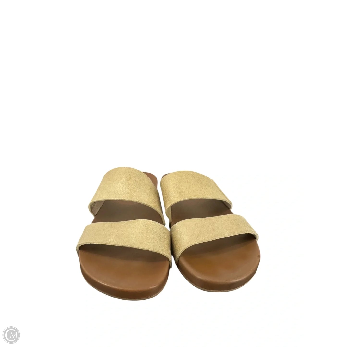 Sandals Flats By Reef In Gold, Size: 6