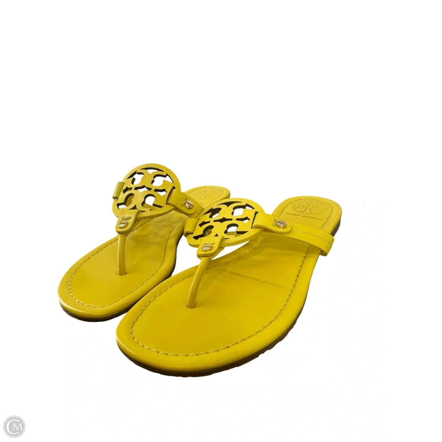 Shoes Designer By Tory Burch In Yellow, Size: 7