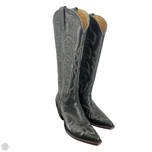 Boots Mid-calf Heels By Shyanne In Black, Size: 6.5