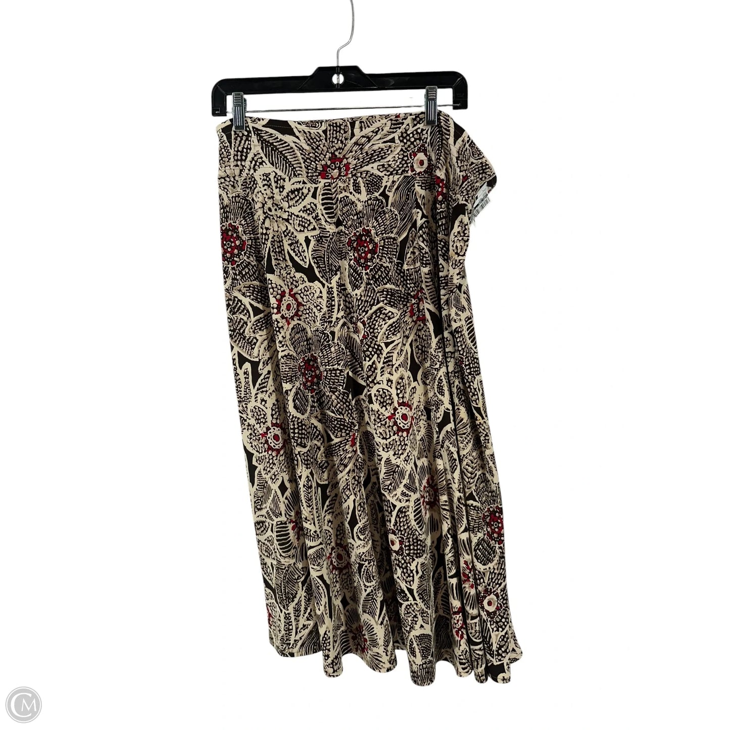 Skirt Maxi By Jones Wear In Brown, Size: L