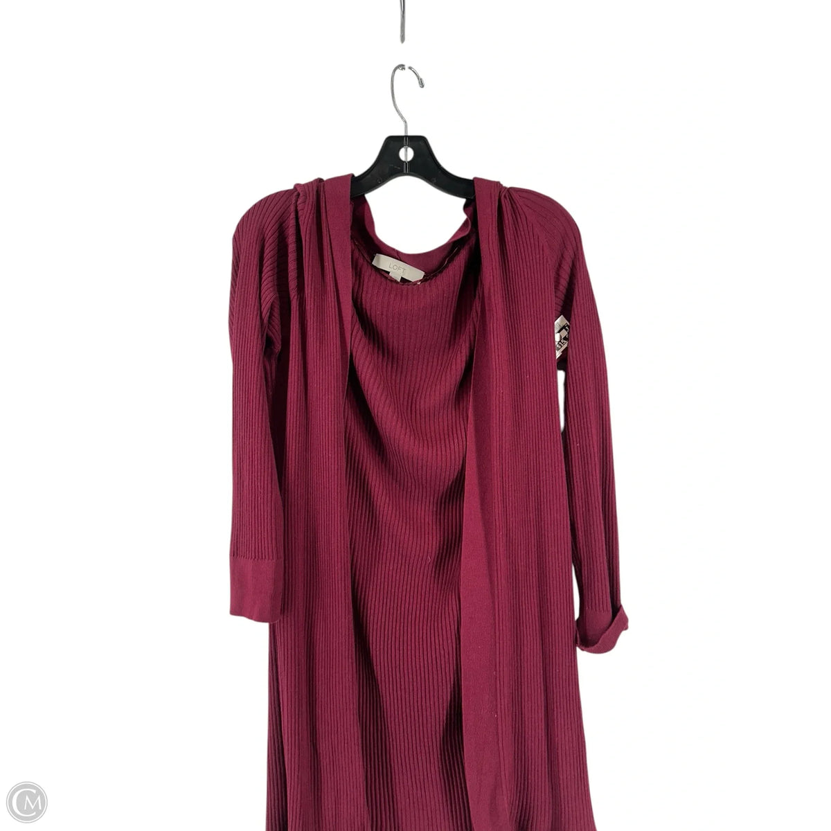 Cardigan By Loft In Maroon, Size: M